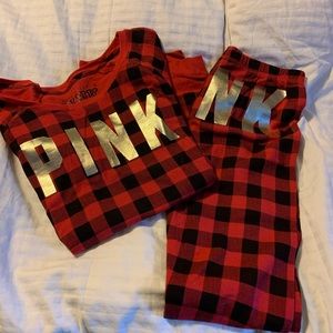 PINK vIctoria secret PJ set